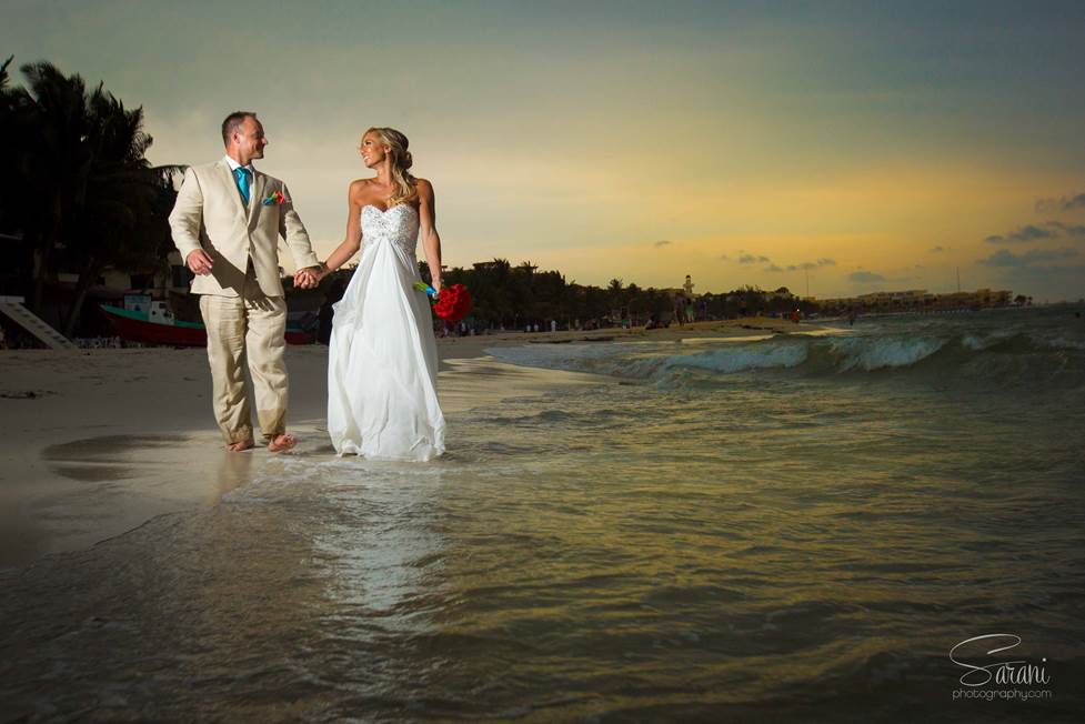 wedding couple taken by Sarani photography