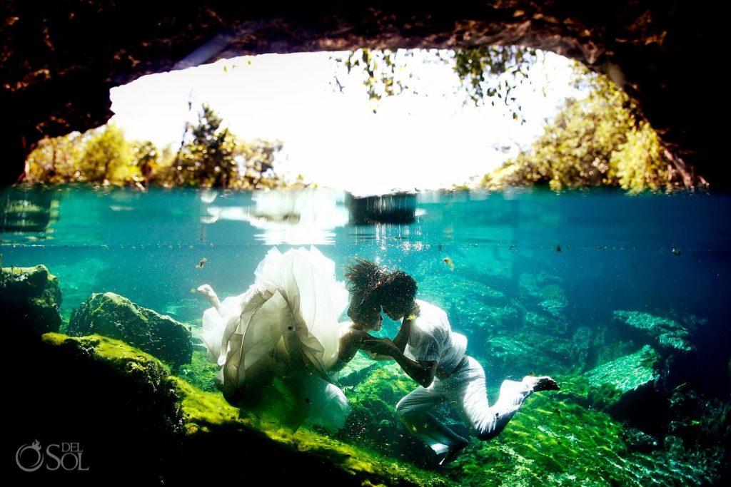 Two worlds meet as one in the wonderful Cenotes of the Riviera Maya Mexico. 17