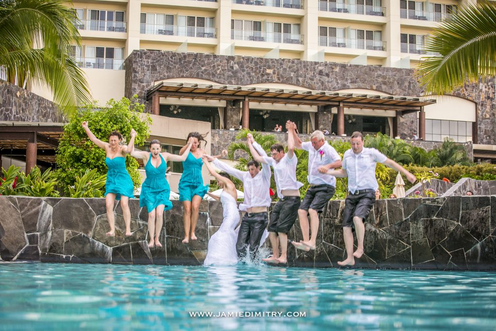 Now Amber Puerto Vallarta is the perfect backdrop for this pictures 5Trash the dress photo at Now Amber