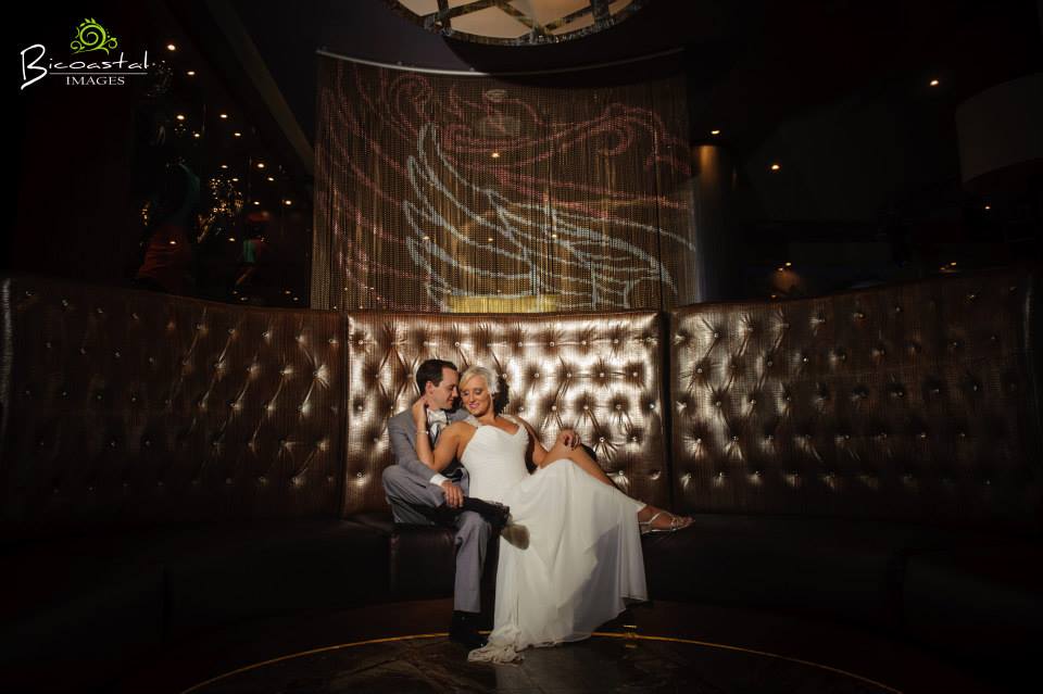 Couple taking picture at Hard Rock Cancun 