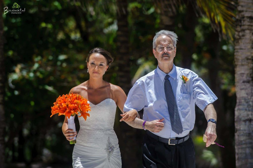  Bride coming down the aisle