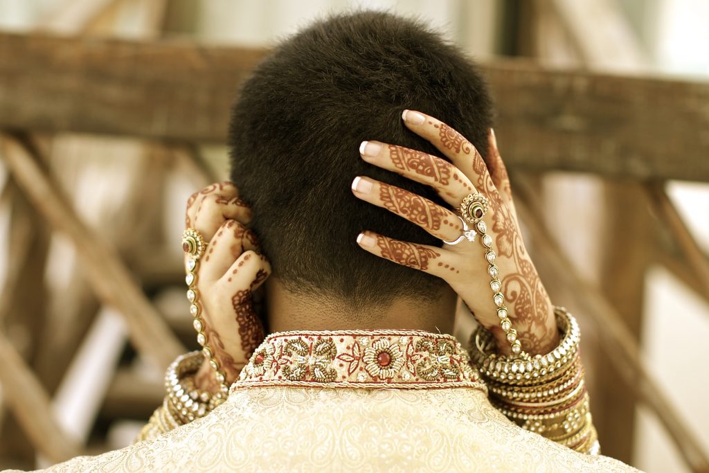  An Indian wedding couple in Mexico 