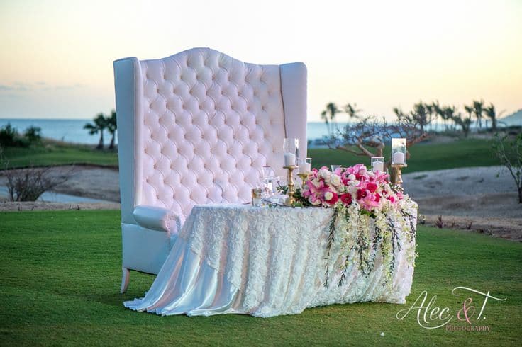8Secrets Puerto Los Cabos Sweetheart table