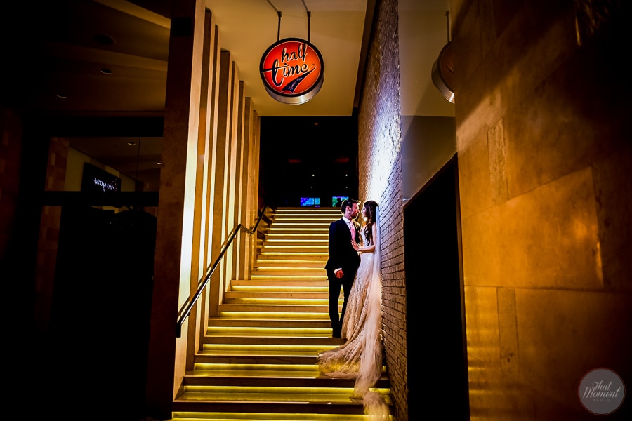  Couple sharing a moment at Secrets The Vine Cancun 