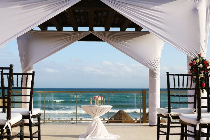Now Jade Riviera Cancun Mexico wedding