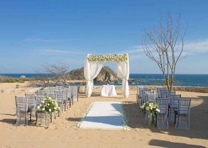 Secrets Huatulco Resort destination wedding