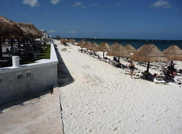 Mexico weddings on the beach Moon Palace Cancun Sunrise